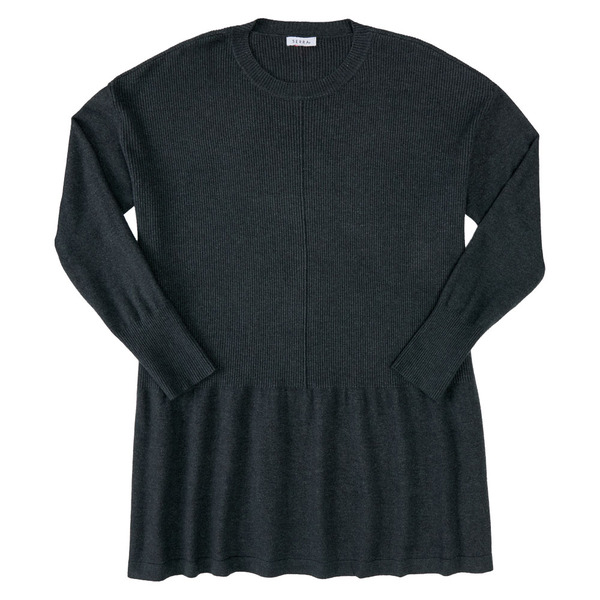knee length dresses for ladies Cable-Knit Half Zip Long Sleeve Sweater Dress – Charming Charlie main image 1