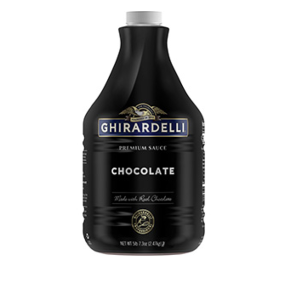 Ghirardelli - Black Label Chocolate Sauce Pump Bottle - 83.3oz/6 pack