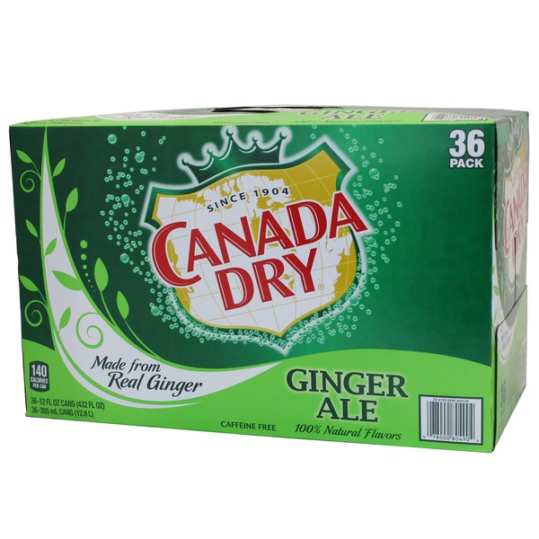 Canada Dry Ginger Ale (12 fl oz) from Costco Instacart