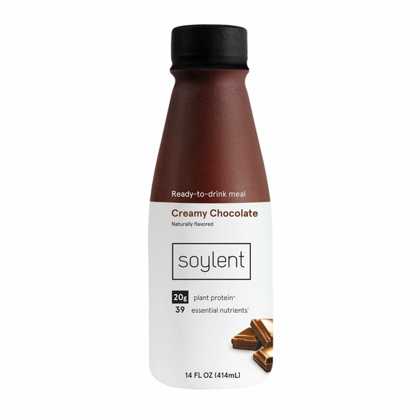 Soylent Vegan Protein Meal Replacement Shake, Creamy Chocolate