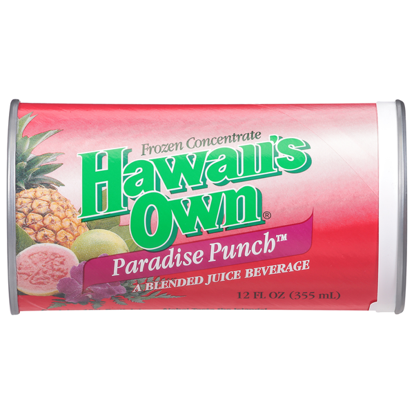 Hawaii's Own Juice Beverage, Blended, Paradise Punch Same-Day