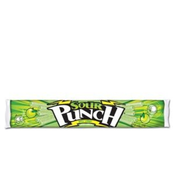 Sour Punch - Sour Apple Straws - 24 Ct