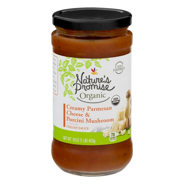Nature's Promise Organic Italian Sauce Creamy Parmesan Cheese & Porcini