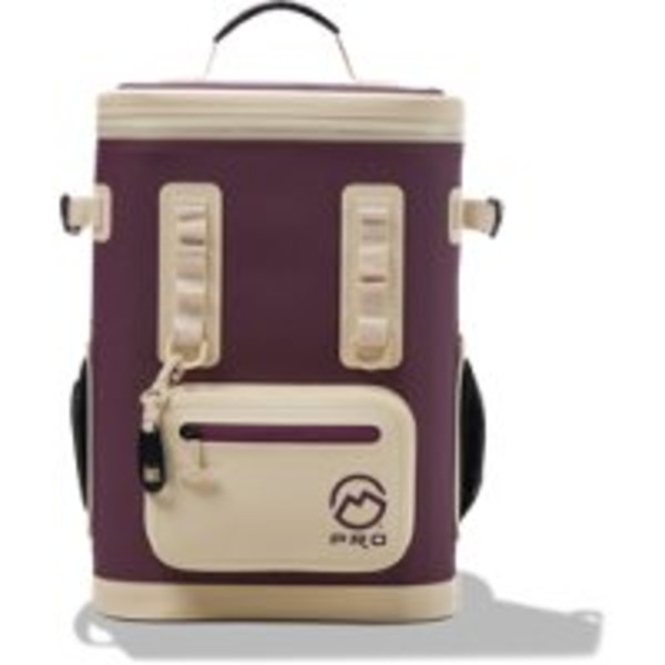 Magellan Outdoors Pro Leakproof 24-Can Backpack Cooler - Maroon Creme