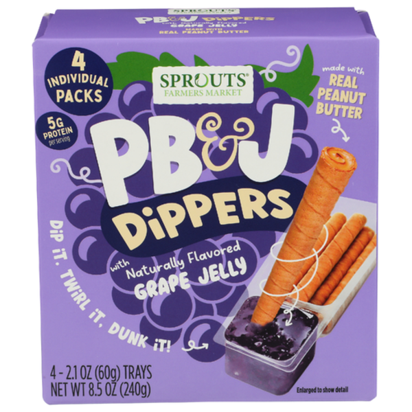 Sprouts PB & J Dippers With Grape Jelly