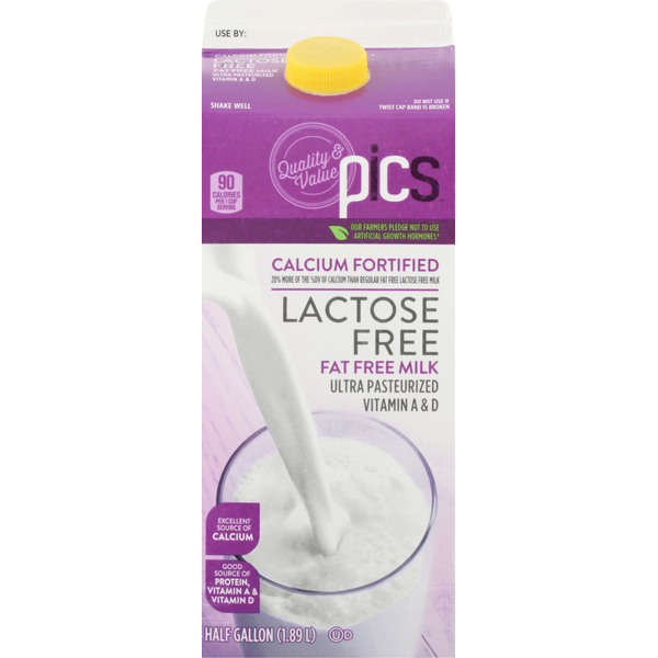 PICS Lactose-Free Fat Free Milk Same-Day Delivery or Pickup