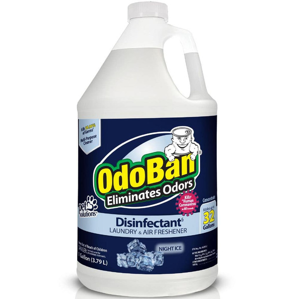 Odoban 1 Gal. Night Ice Disinfectant And Odor Eliminator, Fabric Freshener, Mold Control, Multi-purpose Cleaner Concentrate
