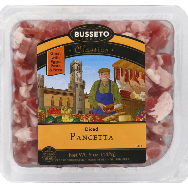 Busseto Foods Pancetta, Diced