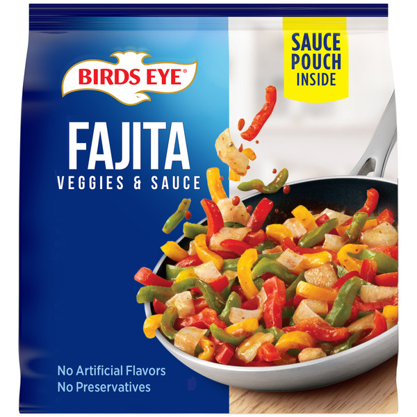 Birds Eye Fajita Veggies & Sauce, Frozen Vegetables