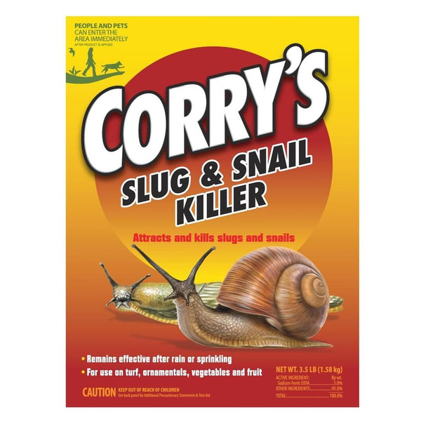 Corry's 3.5 Lb. 17,500 Sq. Ft. Slug And Snail Killer For Plants And Gardens