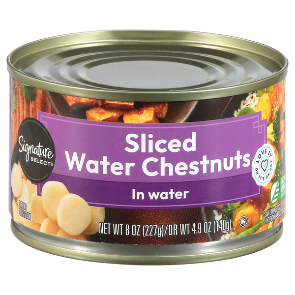 Signature SELECT Sliced Water Chestnuts in Water