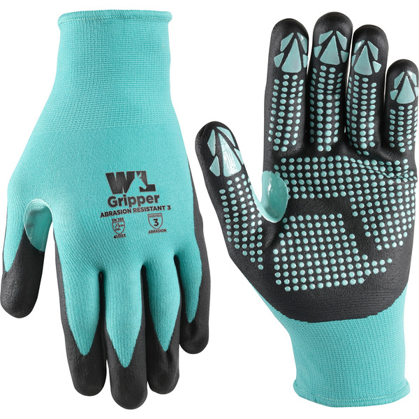 Wells Lamont Blue Nitrile dipped Nitrile/Polyester Gardening Gloves 1 -Pairs