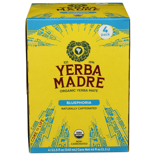 Yerba Madre Yerba Madre Organic Bluephoria 4 Pack