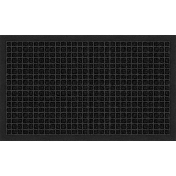 Trafficmaster Embossed Black 18 In. X 30 In. Non-slip Outdoor Door Mat