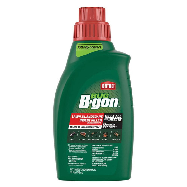 Ortho Bug B-gon Lawn And Landscape Insect Killer Concentrate, 32 Fl. Oz. Outdoor Concentrate Ant And Spider Insect Killer