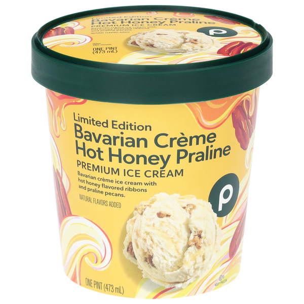 Publix Premium Bavarian Creme Hot Honey Praline Ice Cream Same-Day