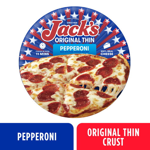 Jack's Original Thin Crust Pepperoni Pizza