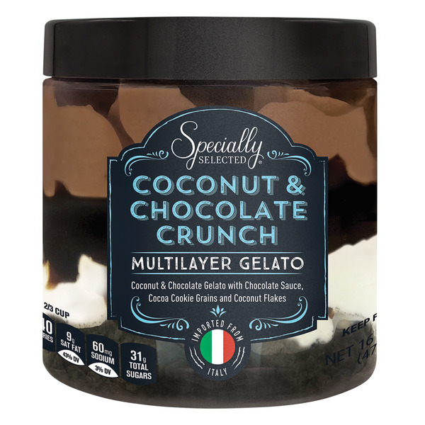 Specially Selected Coconut & Chocolate Crunch Gelato