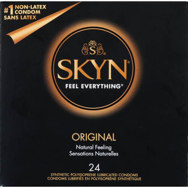 Lifestyles Skyn Natural Latex Free Lubricated Condoms Same-Day Delivery |  Rexall