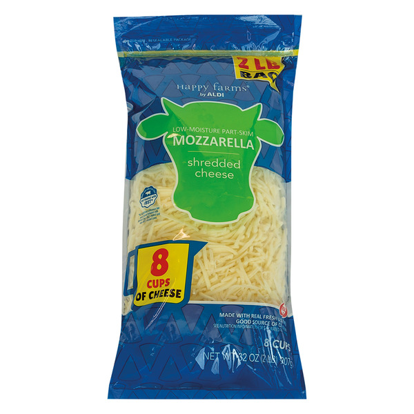 Happy Farms Shredded Low-moisture Part-skim Mozzarella Cheese