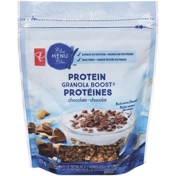 Loblaws PC Blue Menu Protein Granola Boost – Chocolate Same-Day ...