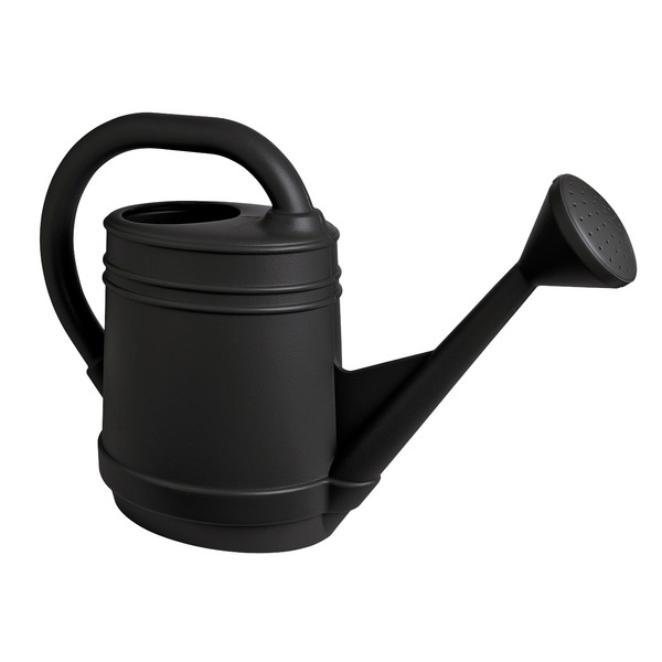 Bloem Watering Can Series 2-Gallon Slate Plastic Classic Watering Can