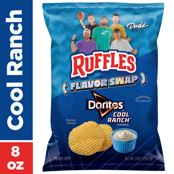 Ruffles Doritos Cool Ranch Flavor Swap Potato Chips Same-Day