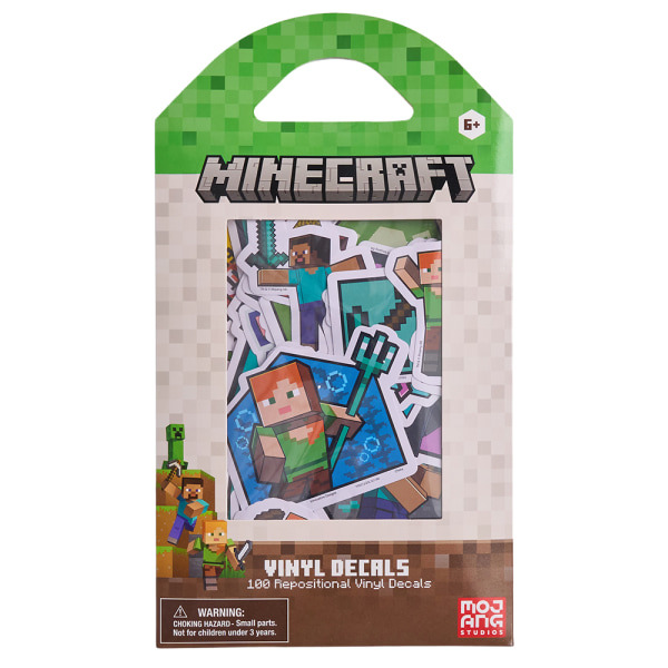 Innovative Designs Minecraft Vinyl Decal Stickers, 100 Count