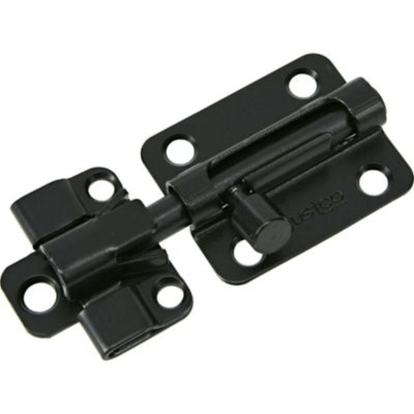 Hillman Black Cd-Barrel Bolt, 2-1/2 in.