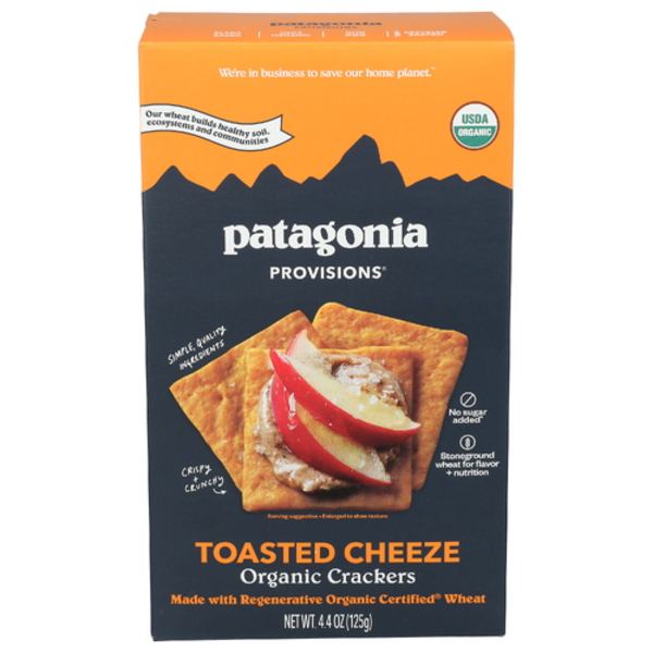 Patagonia Provisions Organic Vegan Cheddar Cheeze Crackers