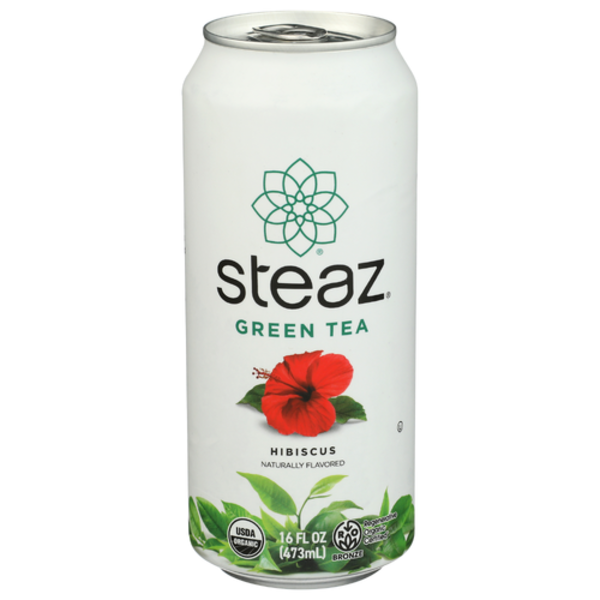 Steaz Hibiscus Iced Green Tea