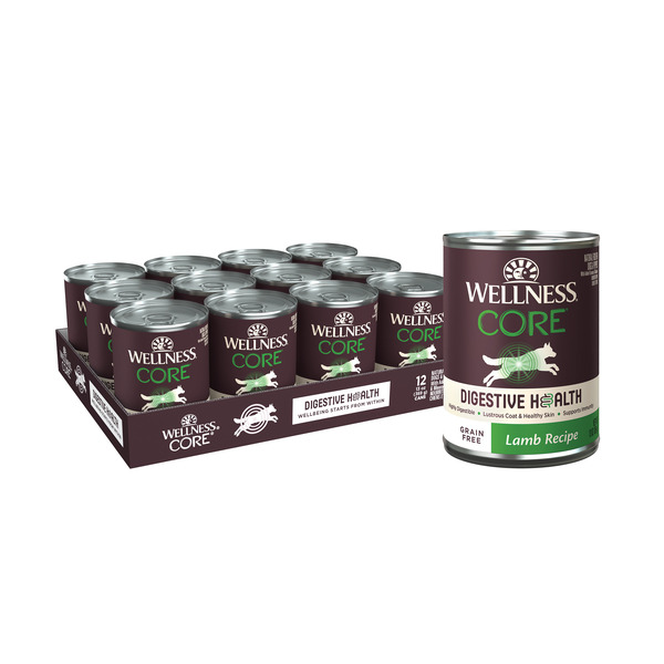 Wellness Grain Free Lamb Recipe Digestive Health Natural Food For Dogs & Puppies