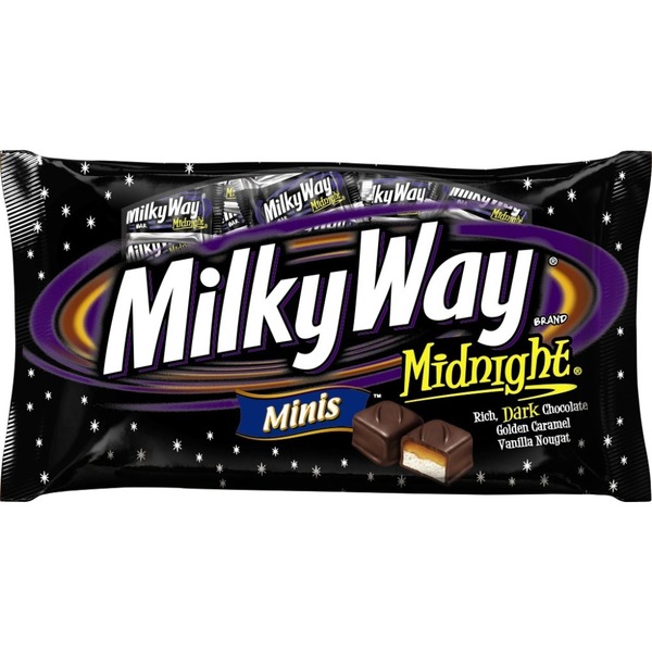 Milky Way Midnight Dark Chocolate Minis Size Candy Bars Same-Day
