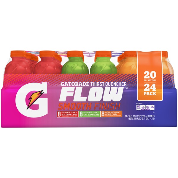 Gatorade Flow Blackberry Wave, Kiwi Strawberry & Citrus Crush Thirst