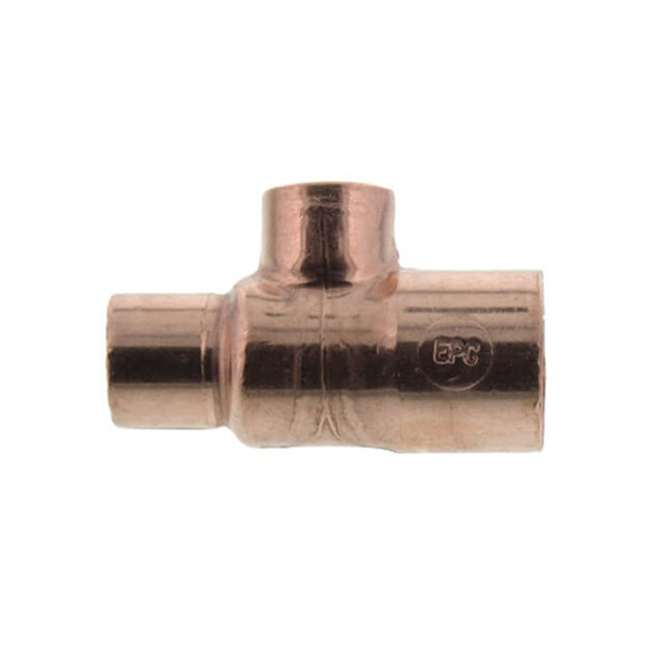 NIBCO 3/4" x 1/2" x 1/2" Copper Slip Tee Fitting