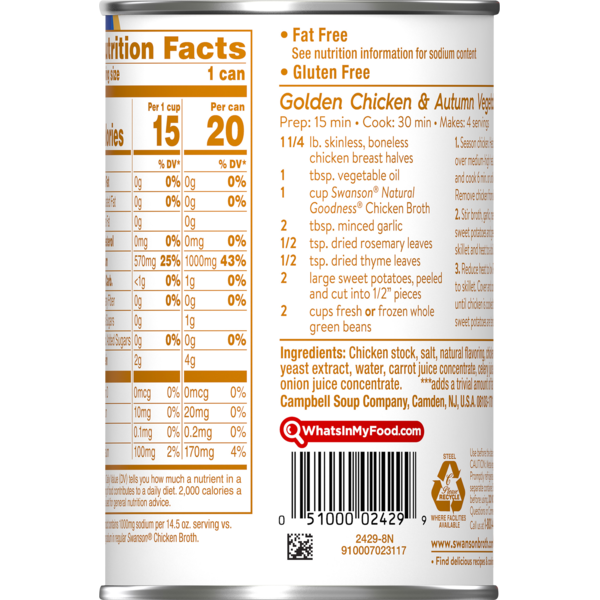 33 Chicken Broth Nutrition Label Label Design Ideas 2020