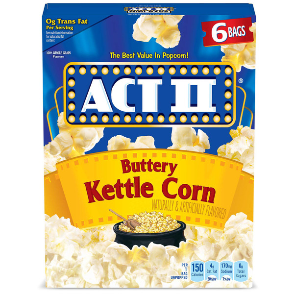 ACT II Buttery Kettle Corn Microwave Popcorn