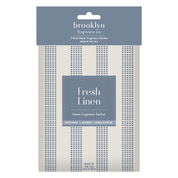 3-Pack Fresh Linen Scented Sachets