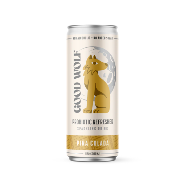 Good Wolf Piña Colada Probiotic Refresher Same-Day Delivery or