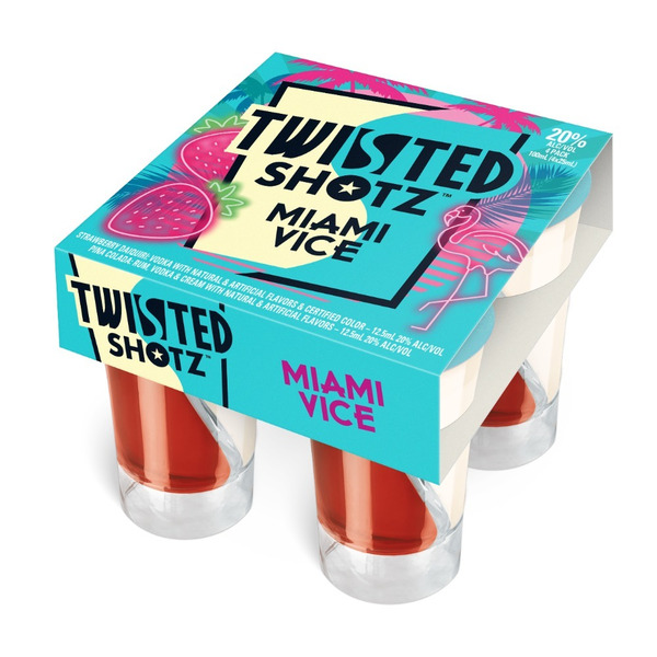 Twisted Shotz Miami Vice Same-Day Delivery or Pickup | Cub Beer