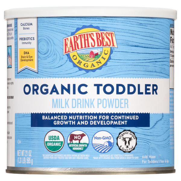 Earth's Best Milk Drink Powder, Organic Toddler