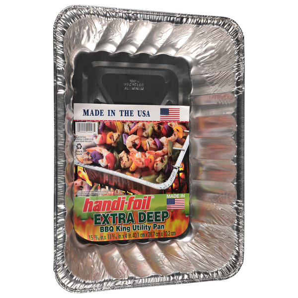 Handi-foil Extra Deep BBQ King Utility Pan