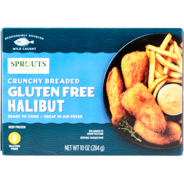 Sprouts Breaded Gluten Free Halibut