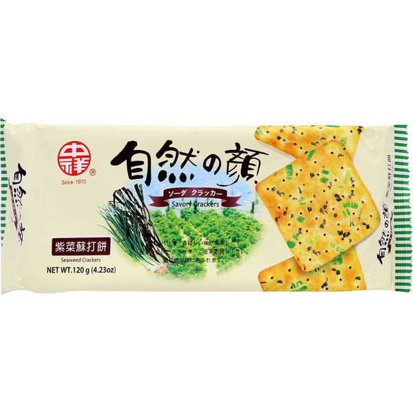 Chung Hsiang Natural Series Laver Soda Seaweed Crackers