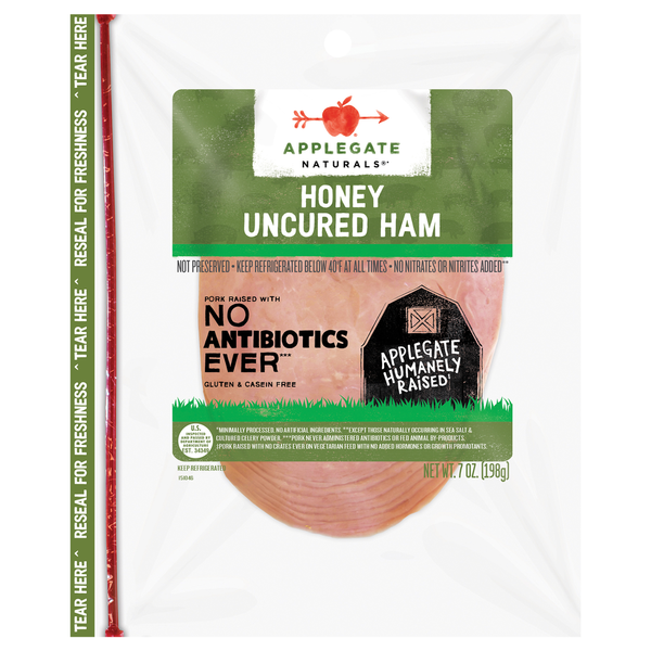 Applegate Natural Uncured Honey Ham Sliced Same-Day Delivery | HMart