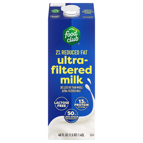 Food Club 2% Ultra-Filtered Milk
