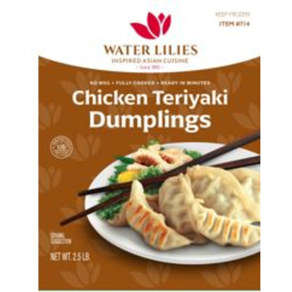 Frozen Water Lilies - Chicken Teriyaki Dumplings - 2.5 lbs