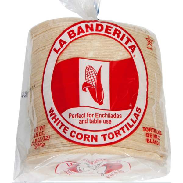 La Banderita - White Corn Soft Tortillas, 6 inch - 90 ct