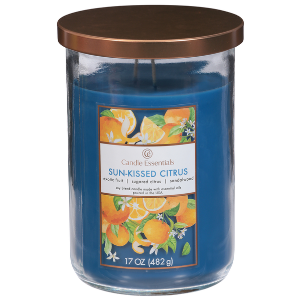 Candle Essentials Candle, Sun-Kissed Citrus Same-Day Delivery or