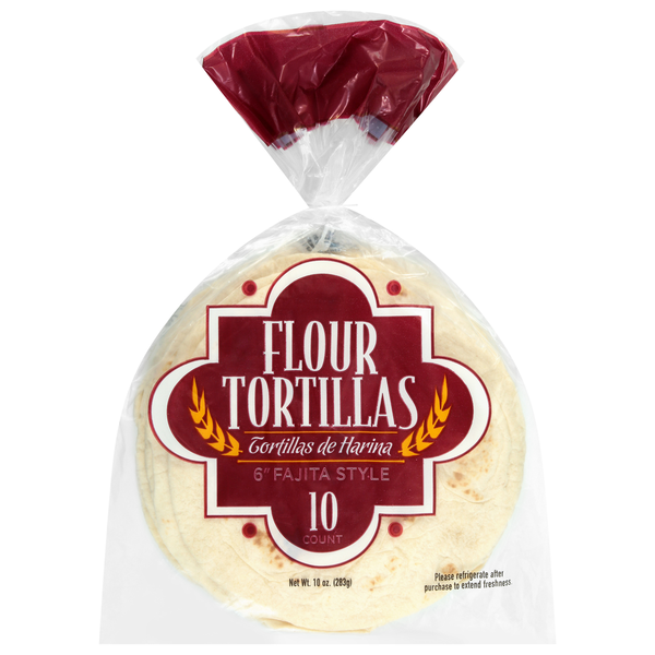 USM Marketing Fajita Style 6 Inch Flour Tortillas